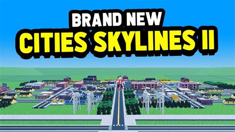 Brand New City In Cities Skylines 2 In Roblox Youtube