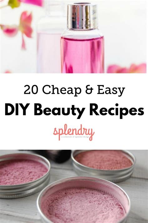 20 Easy Diy Beauty Products To Make Yourself Splendry