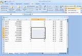 Excel 2007 Data Analysis Pictures