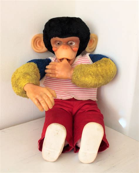 Vintage Jacko Rubber Faced Chimp Monkey 1960 Etsy Uk Rubber Face
