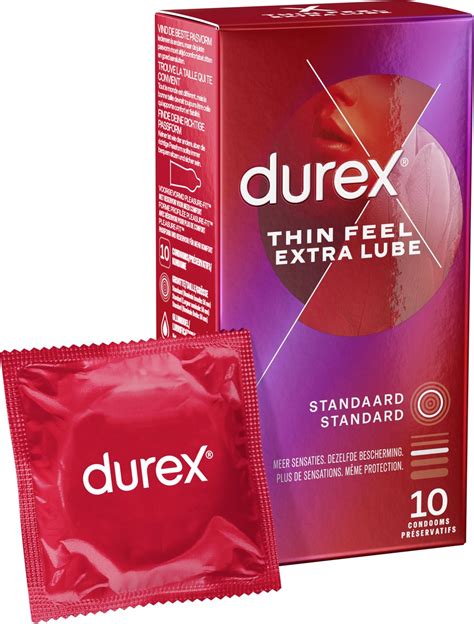 Durex Condooms Thin Feel Extra Lube 2x 10 Stuks Bol