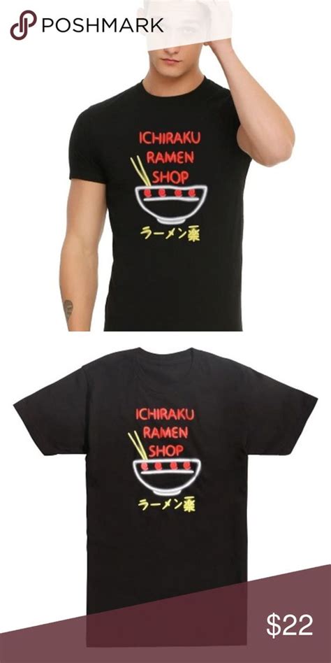 Naruto Ichiraku Ramen Shop Shirt Konichiwa Mina San