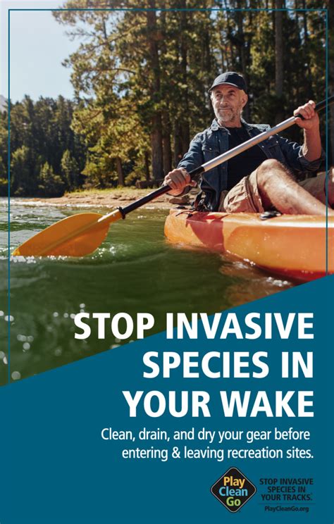 Stop Invasive Species In Your Wake Poster Naisma