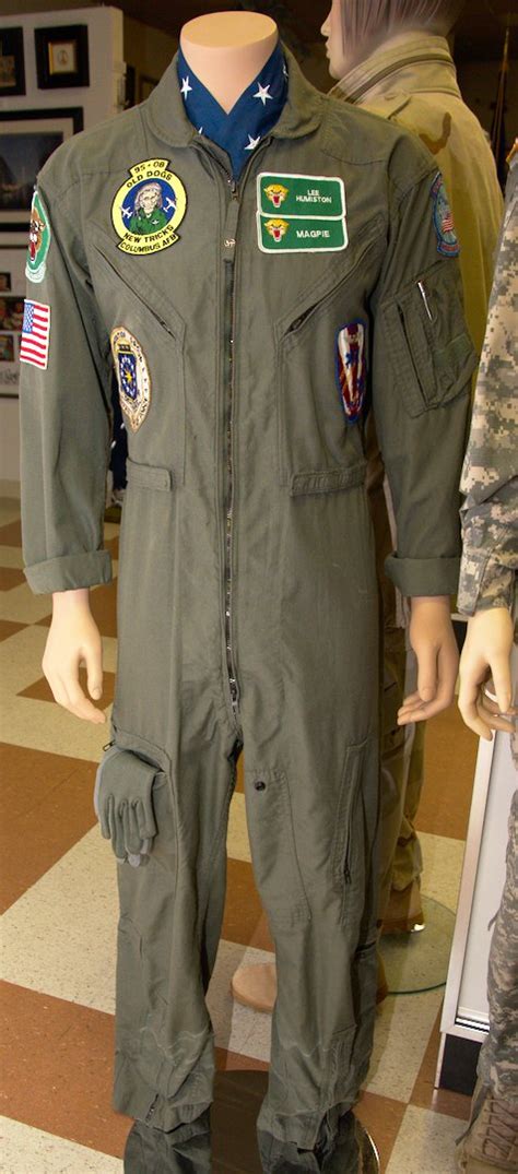 Flight Suit For Lee Humiston Worn On His Last Flight With The 560th
