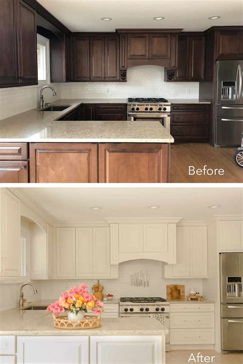 Apply a degreaser to the doors and frames with a scrubbing sponge. What's The Best Paint For Kitchen Cabinets? - A Beautiful Mess