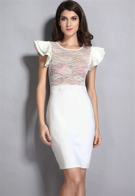 Ivory Sheer Lace Evening Dress Lace Evening Dresses Sheer Dress