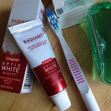 I have tried the colgate optic white high impact white toothpaste for staining on my teeth in between teeth cleans it was recommended by my dental hygienist it does a really great job and i would highly recommended this toothpaste. Colgate Optic White Beauty Radiant Whitening Toothpaste ...