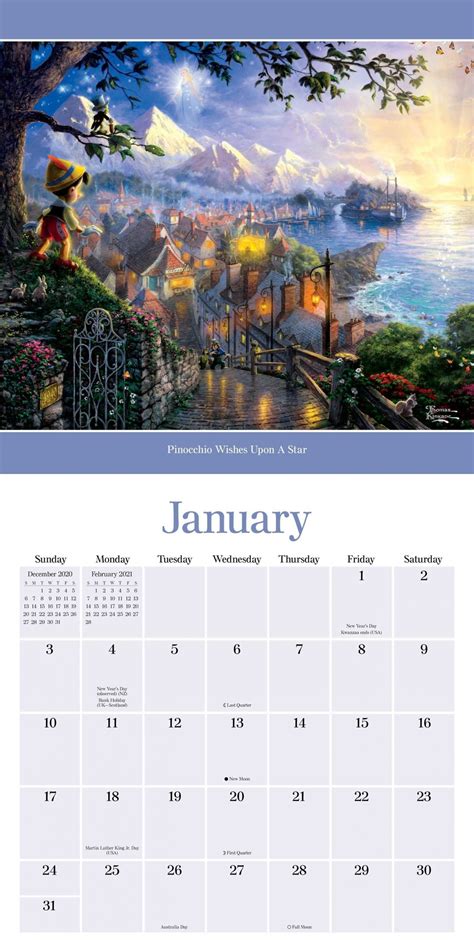 Featuring a section for notes and priorities, this january template will help easily you plan the month ahead. Disney Printable Calendar 2021 | Free Letter Templates