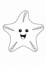 Starfish Ausmalbild Dory sketch template
