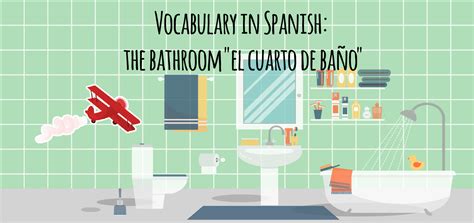 Vocabulary In Spanish The Bathroom El Cuarto De Baño Elblogdeidiomases