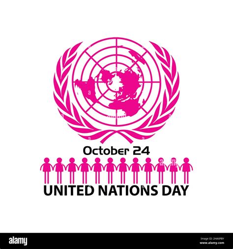 October 24 United Nations Day Vector Image Of United Nations Day Stock