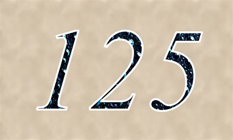 125 — сто двадцать пять натуральное нечетное число регулярное число