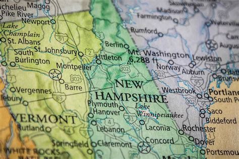 29 New Hampshire Town Map Maps Online For You