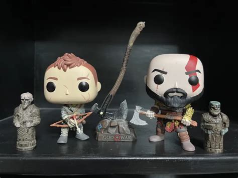Funko Pop Games God Of War Kratos And Arteus Collectible Toy 16000