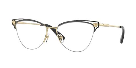 versace ve1280 1433 eyeglasses in gold black smartbuyglasses usa