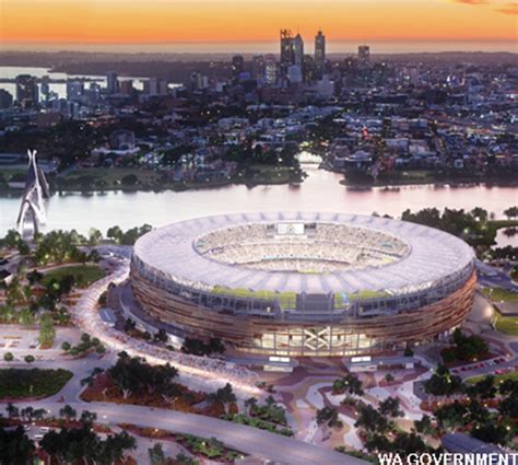 Multi Functional 60000 Seat Perth Stadium Design Revealed