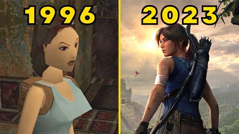 Evolution Of Tomb Raider Games 1996 2023 Youtube
