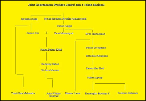 Presiden Jokowi Keturunan Maulana Ishaq Dan Sunan Ampel Masih Kerabat