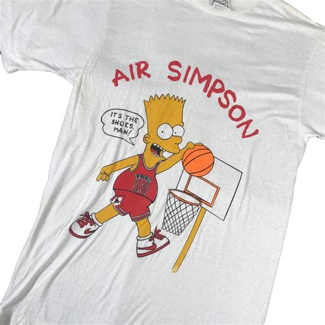 Vintage Bootleg Simpsons Air Simpson T Shirt Jointcustodydc