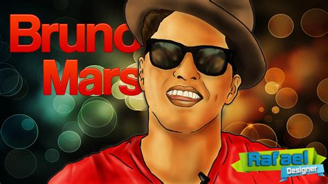 Rafael Designer Desenho Photoshop Bruno Mars