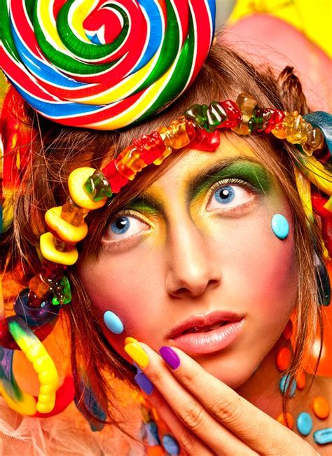 candy land by dana jonas via behance candy photoshoot candy girl candy makeup