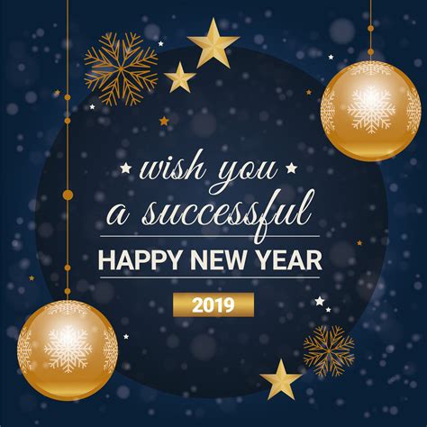 Vector New Year Greeting Card Design 273255 Vector Art At Vecteezy