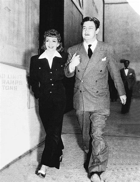 Claudette Colbert And Preston Sturges On Set Of The Palm Beach Story