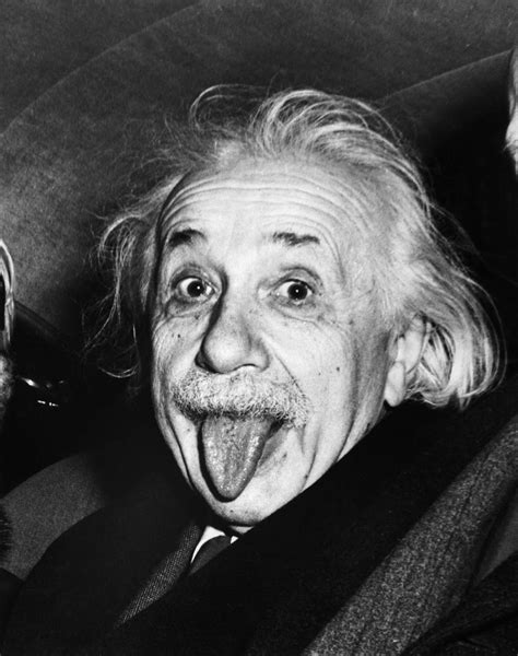 Einstein Sticking His Tongue Out 1951 Rare Historical Photos