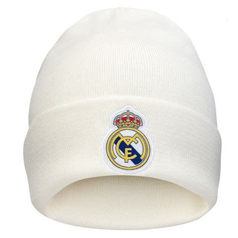 Real Madrid White Adidas 3s Woolie Hat 201819 Official Product