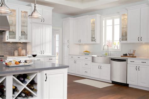 New crown molding and class cabinet doors by carpentry with integri. 2019 Linen White Kitchen Cabinets - Kitchen Ideas for ...