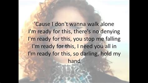 Jess Glynne Hold My Hand Official Lyrics Youtube