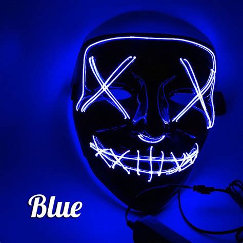 Halloween Glowing Led Mask Led Mask Led Glow