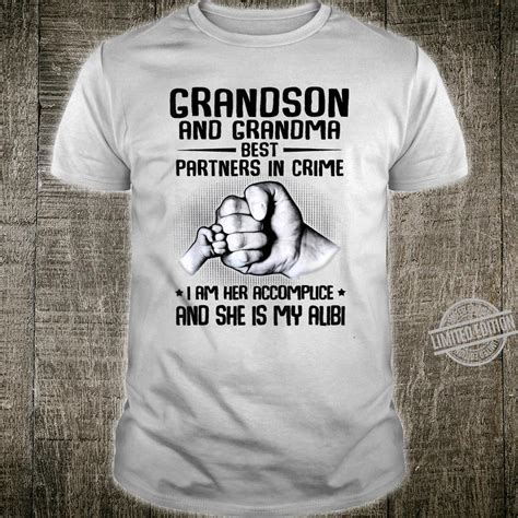 Grandson And Grandma Best Partners In Crime Shirt