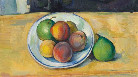 Peaches and Pears Paul Cézanne s Nature morte de pêches et poires