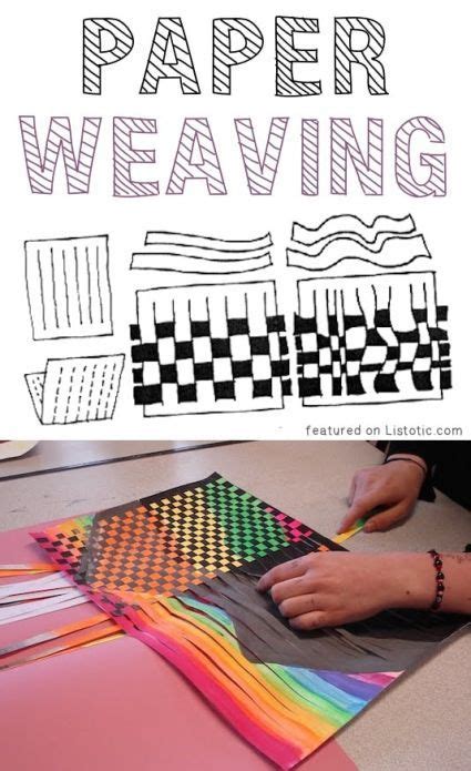 29 Fun And Creative Crafts For Kids Paper Weaving Easy Arts And