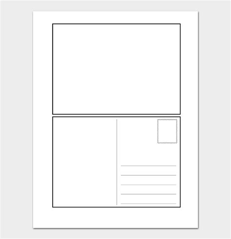 18 Free Postcard Templates Word And Pdf