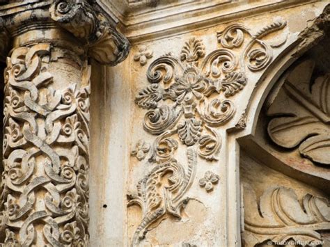 Architectonic Baroque Details Of Antigua Guatemala Antiguadailyphotocom