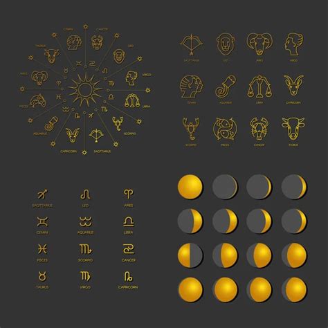 Astrological Symbols — Stock Vector © Patpat 6037998