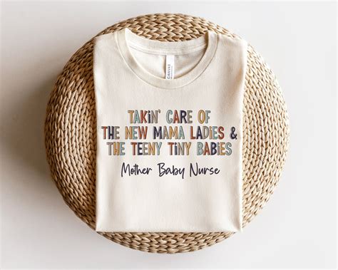Mother Baby Nurse Shirt MBU Mother Baby RN Tshirt Mother Baby Maternity