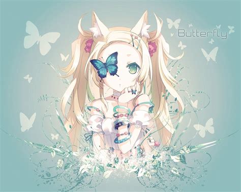 Anime Butterfly Girl Wallpapers Top Free Anime Butterfly Girl Backgrounds Wallpaperaccess