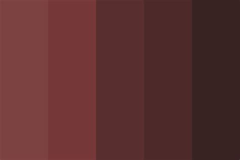 Brownish Red Color Palette