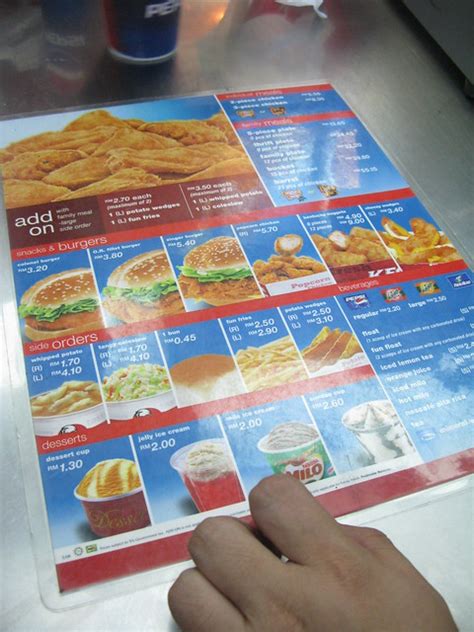 Price estimates were calculated on october 17, 2020. KFC menu @Malaysia | Explore lumei's photos on Flickr ...