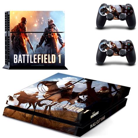 Battlefield 1 Vinyl Game Cover For Ps4 Skin Sticker For Ps4 Playstation