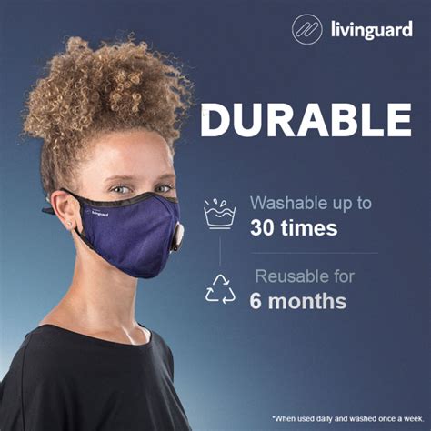 Buy Livinguard Face Mask Ultra L Bombay Blue Online