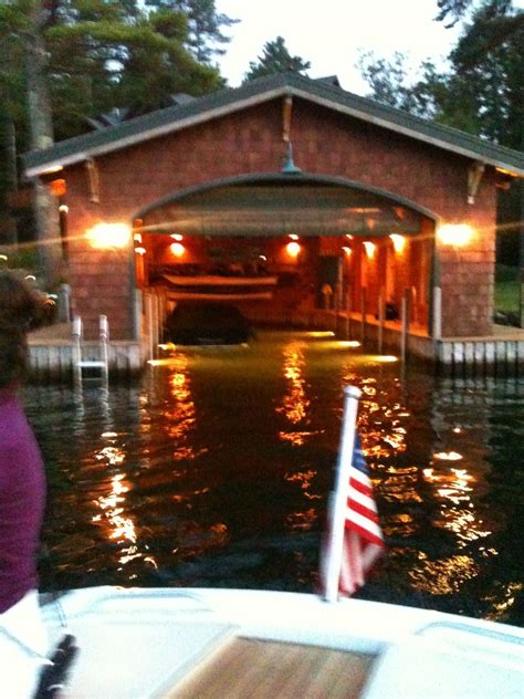 New Hampshire Boat House My Road Trips Boat Garage Boat Garage House