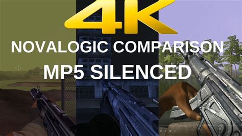 Novalogic Game Similarities 4k Mp5 Comparison Between Games Youtube