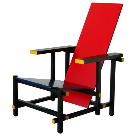 Red And Blue Chair By Gerrit Thomas Rietveld Blue Chair
