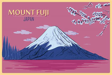 Mount Fuji Clip Art Illustrations Royalty Free Vector Graphics And Clip
