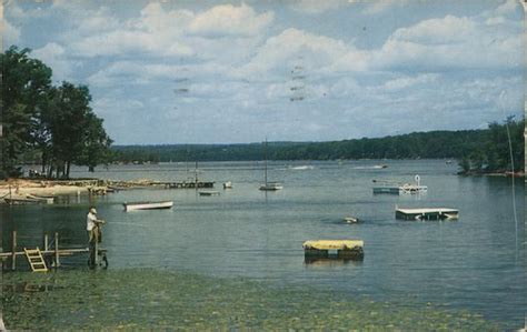 Bantam Lake Connecticut Postcard
