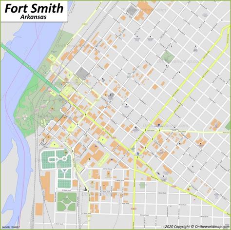 Fort Smith Map Arkansas Us Discover Fort Smith With Detailed Maps
